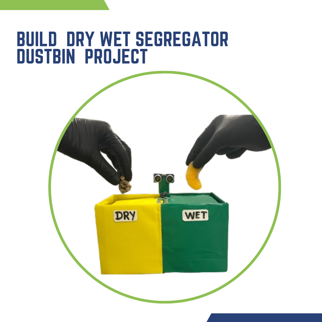 DIY Smart Dustbin - Dry Wet Segregator - Arduino compatible