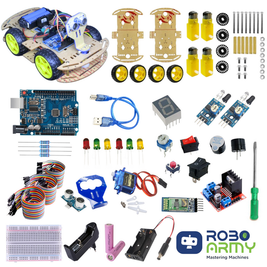 12+ Arduino DIY Projects Including RoboCar for Class 6-9