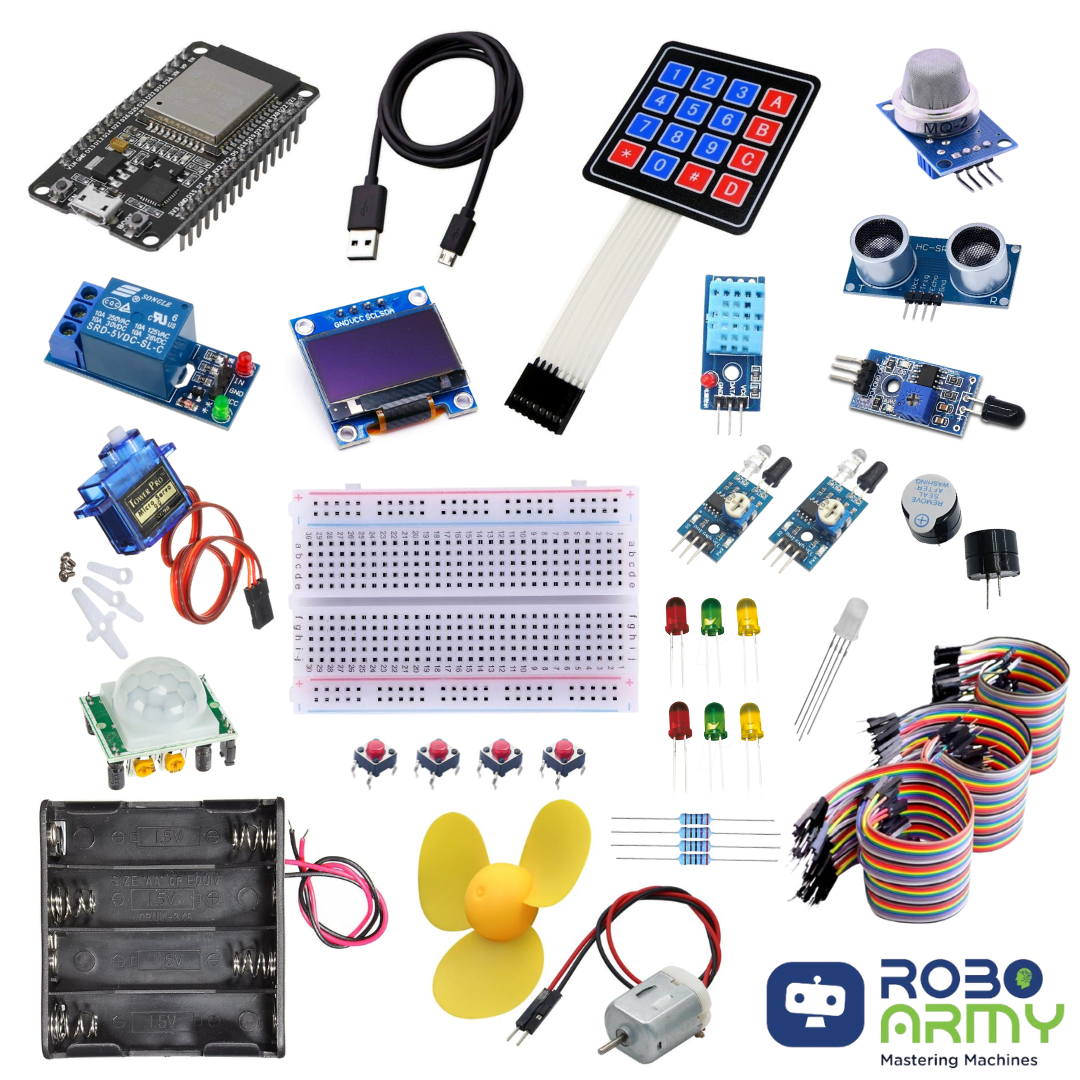 IoT & Home Automation Kit | 17+ DIY Projects | Compatible with ESP32 - For Class 7-10