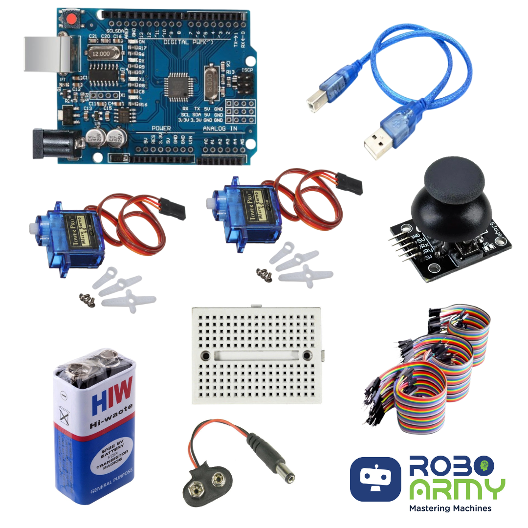 DIY Interactive Robotic Arm - Arduino compatible