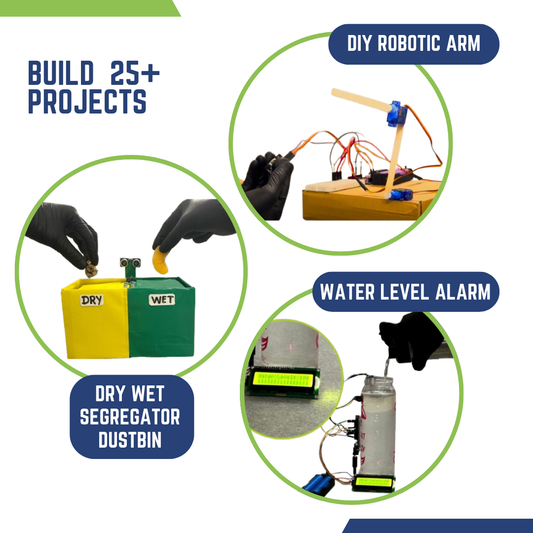 25+ Arduino DIY Projects with LCD Display - For Class 7-10