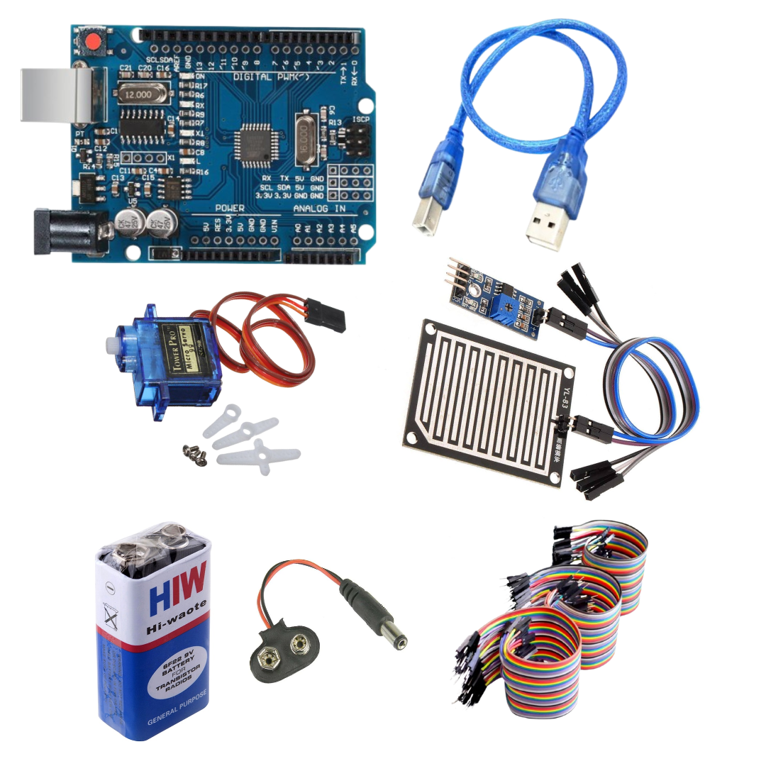 DIY Automatic Clothes Drying Stand Project Kit - Arduino compatible