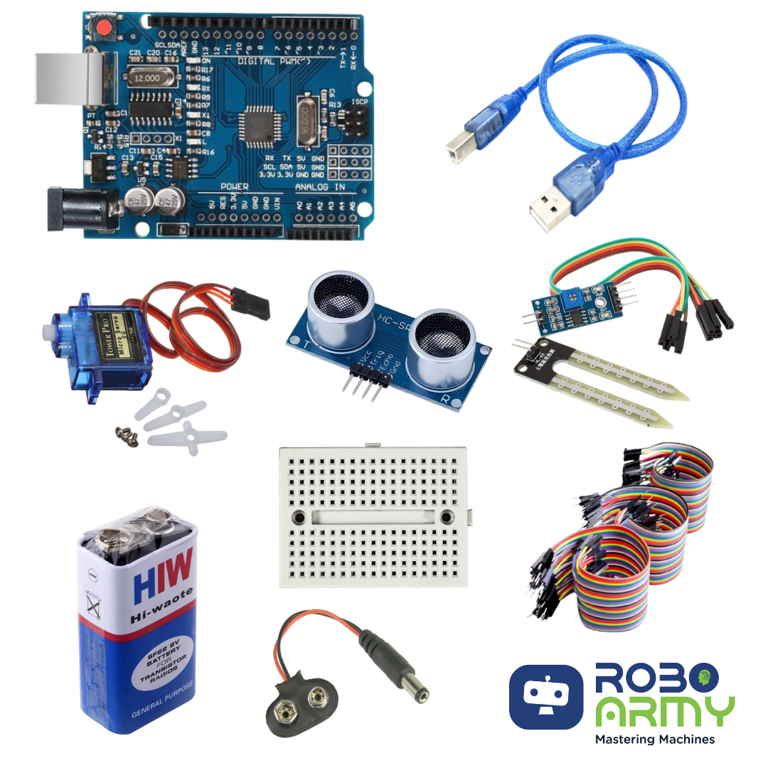 DIY Smart Dustbin - Dry Wet Segregator - Arduino compatible