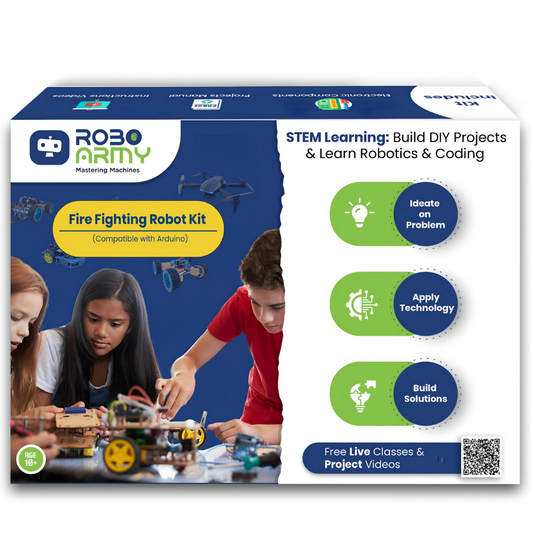 DIY Fire Fighting Robot Kit - Arduino compatible