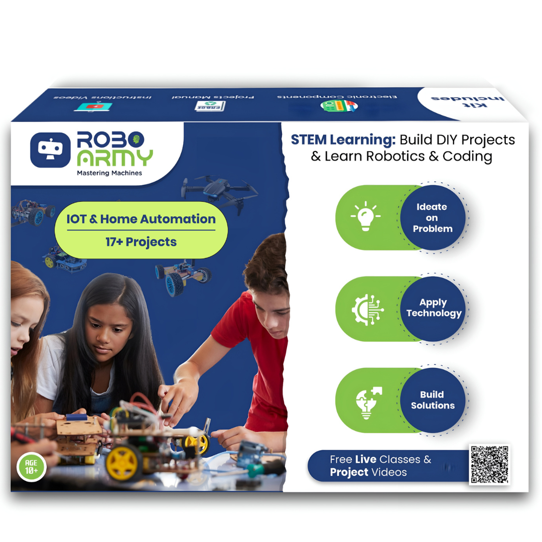 IoT & Home Automation Kit | 17+ DIY Projects | Compatible with ESP32 - For Class 7-10