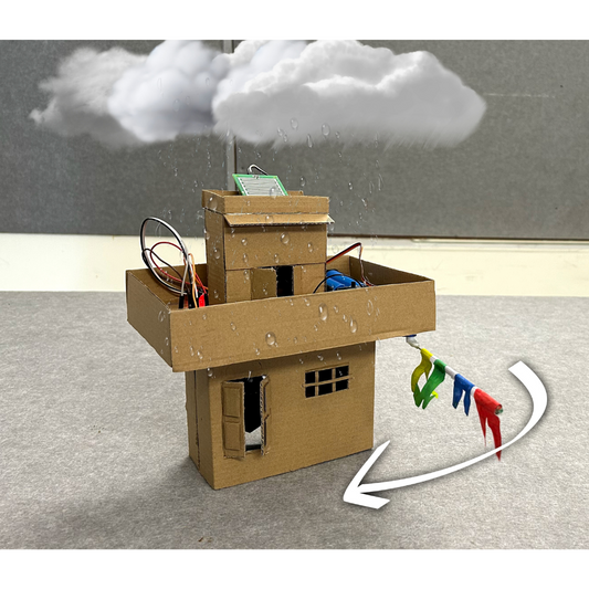 DIY Automatic Clothes Drying Stand Project Kit - Arduino compatible